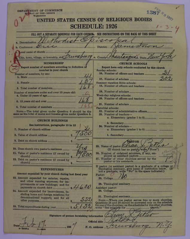 Scan of Methodist Episcopal Church: 1387