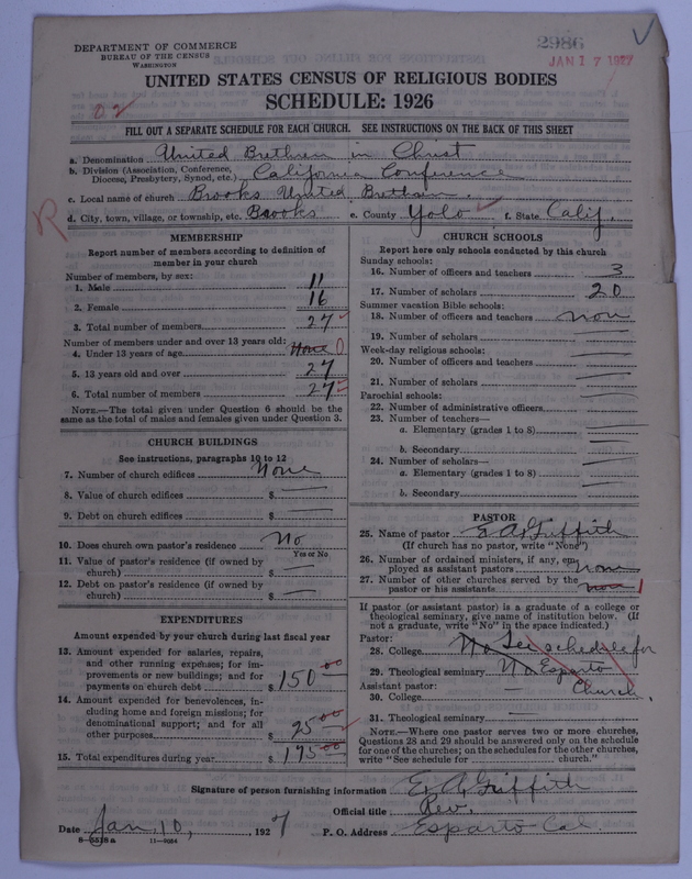 Scan of Church of the United Brethren in Christ: 2986