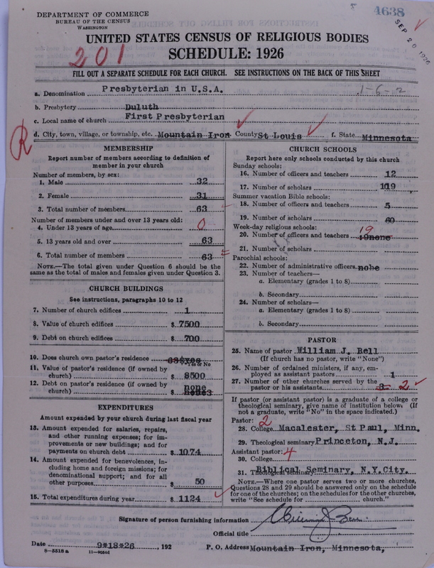 Scan of Presbyterian Church in the United States of America: 4638