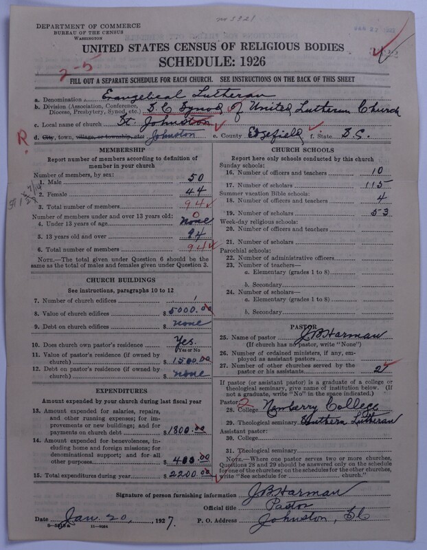 Scan of United Lutheran Church in America: 3322