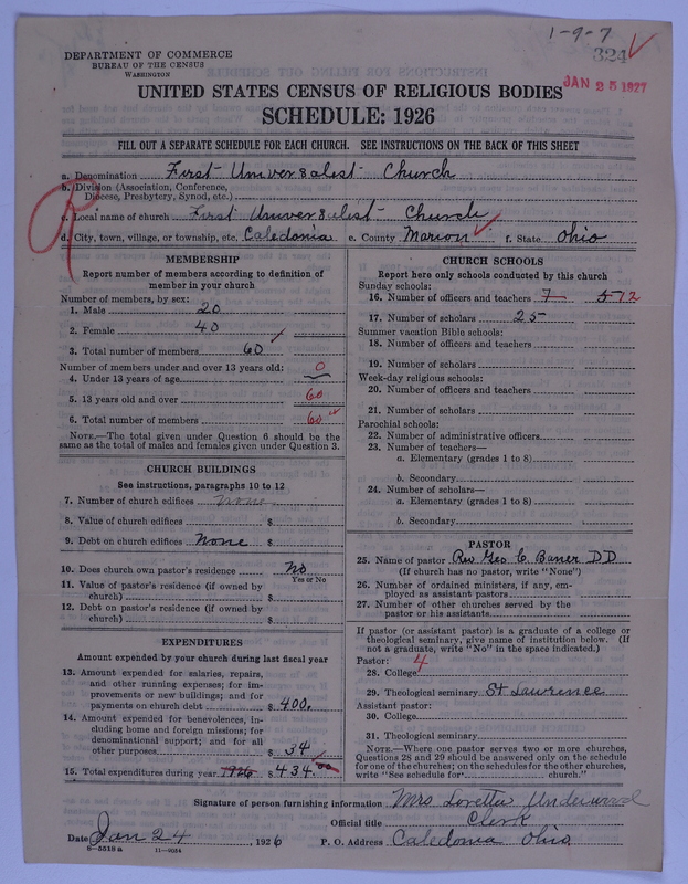 Scan of Universalist Church: 324