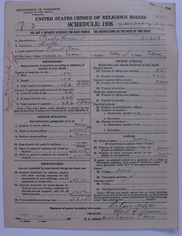 Scan of Presbyterian Church in the United States: 3193