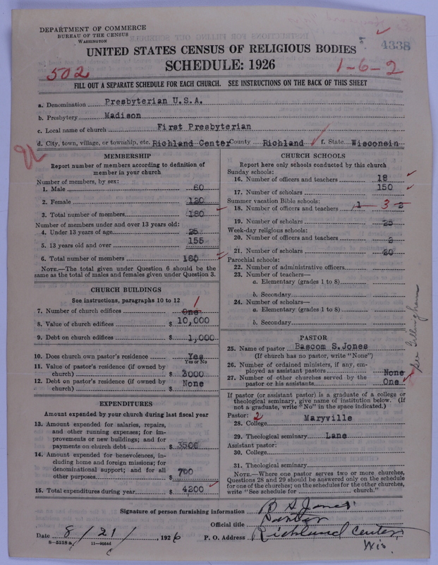 Scan of Presbyterian Church in the United States of America: 4338