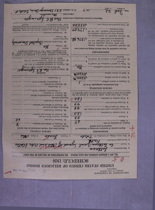 Scan of Synod of the Reformed Presbyterian Church of North America: 164
