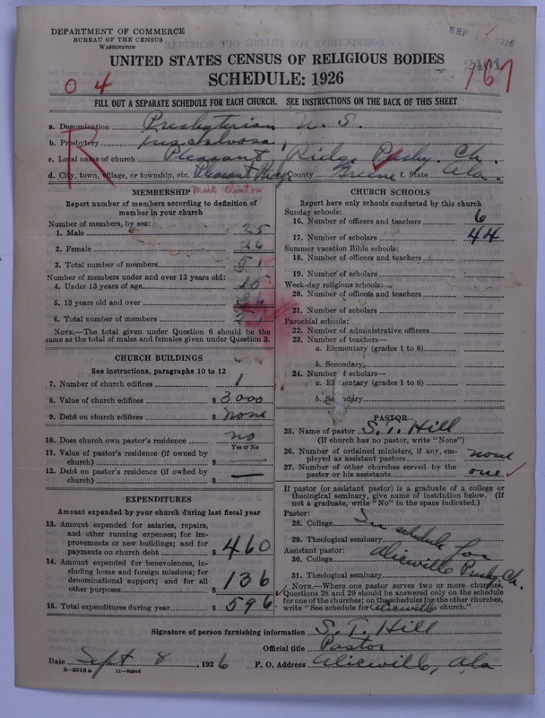 Scan of Presbyterian Church in the United States: 2401