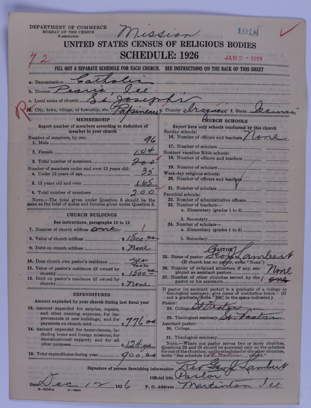Scan of Roman Catholic Church: 1018