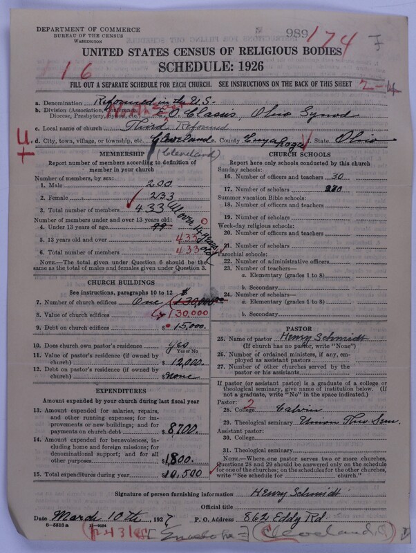 Scan of Reformed Church in the United States: 989