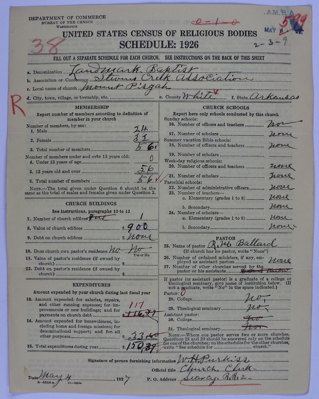 Scan of Landmark Baptist of America: 599