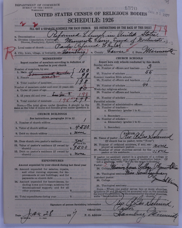 Scan of Reformed Church in the United States: 1370