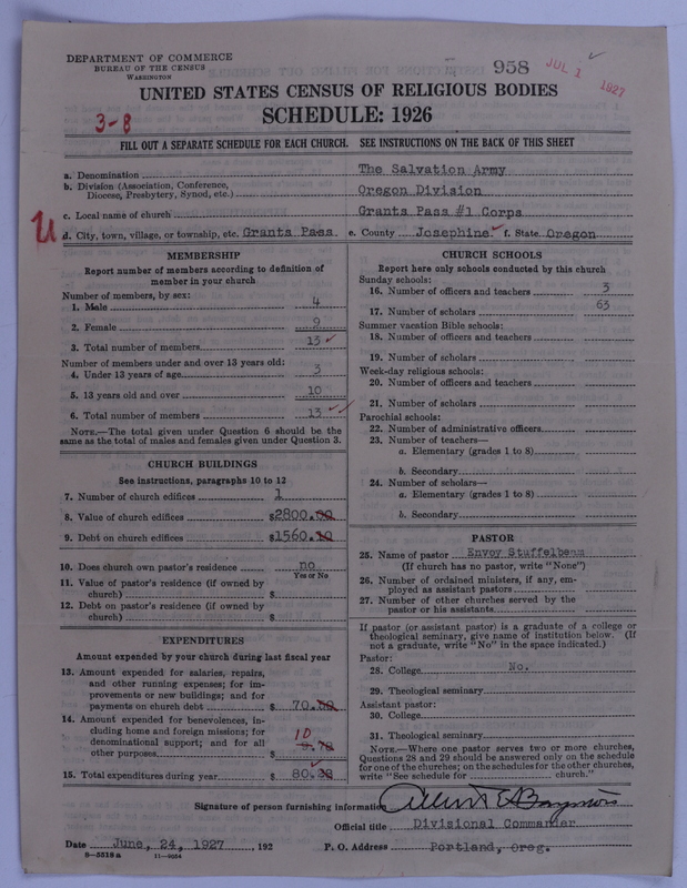 Scan of Salvation Army: 958