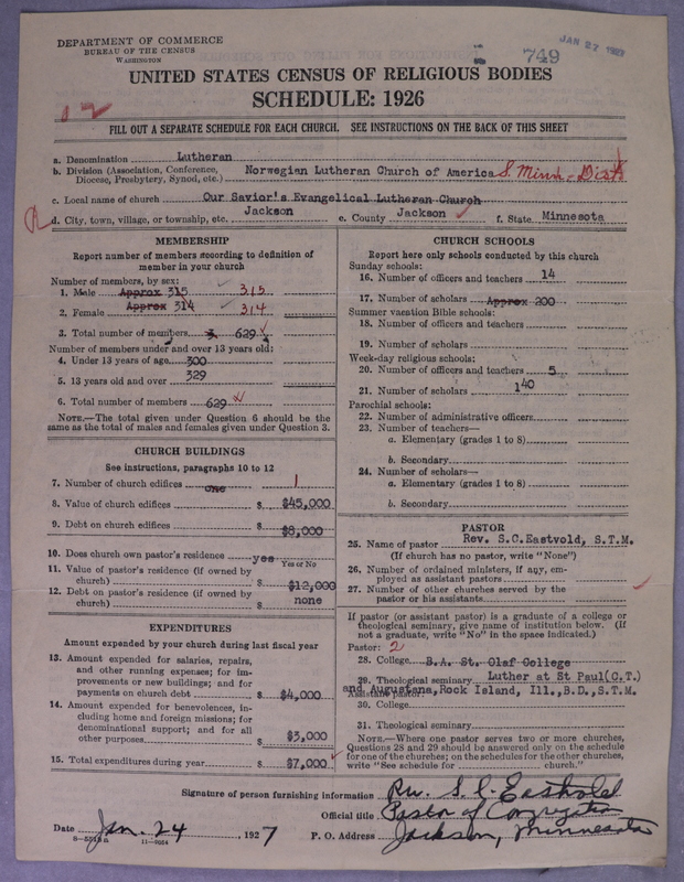 Scan of Norwegian Lutheran Church of America: 749