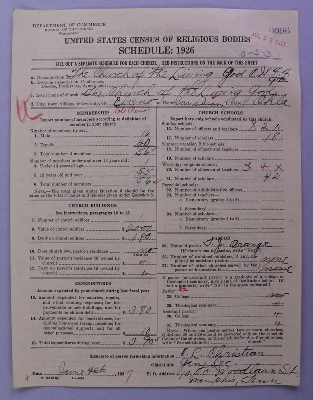Scan of Church of the Living God, Christian Workers for Fellowship: 86