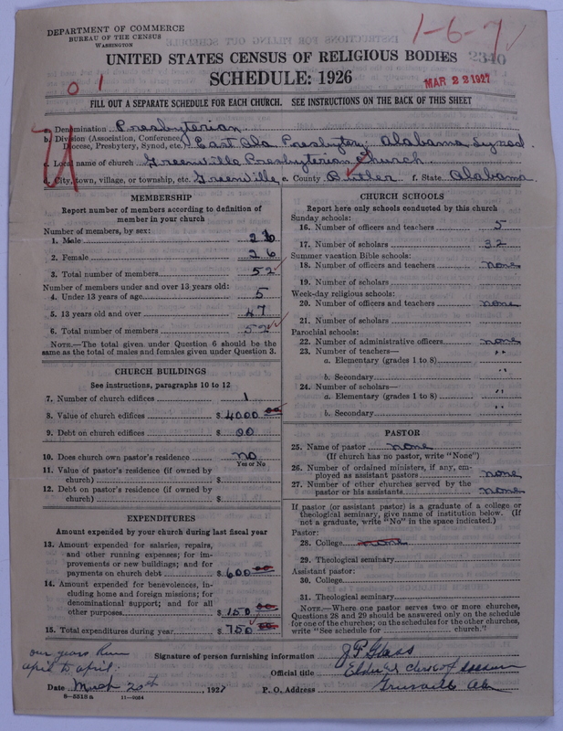 Scan of Presbyterian Church in the United States: 2340