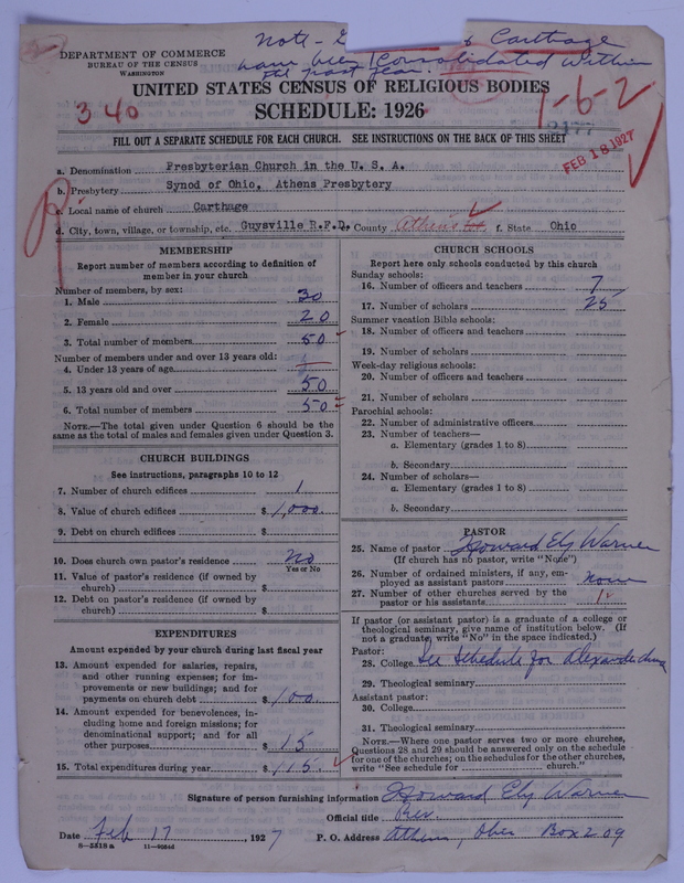 Scan of Presbyterian Church in the United States of America: 2477