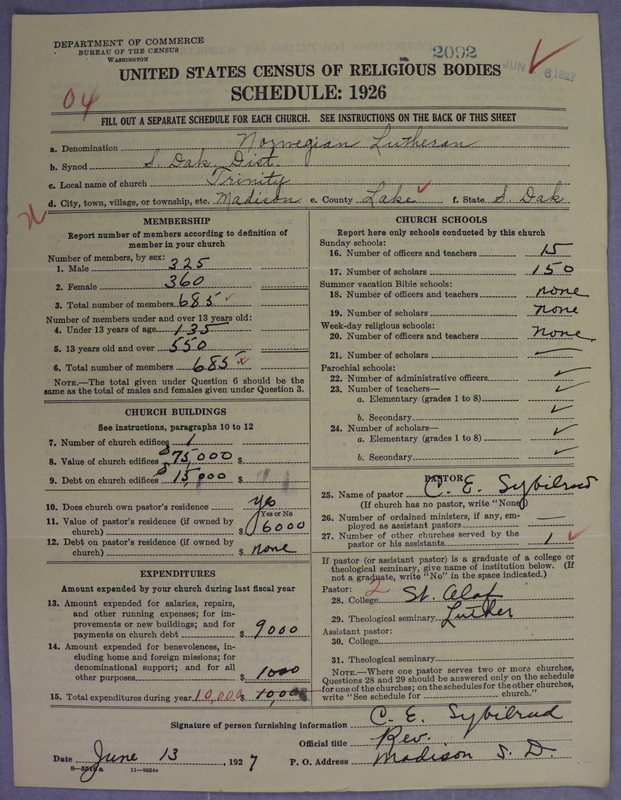 Scan of Norwegian Lutheran Church of America: 2092