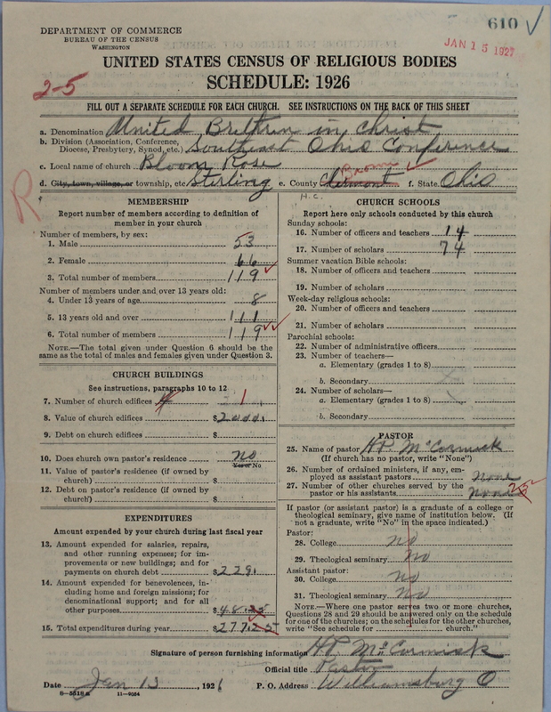 Scan of Church of the United Brethren in Christ: 610