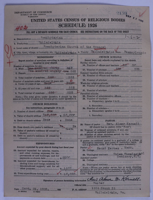 Scan of Presbyterian Church in the United States of America: 2159