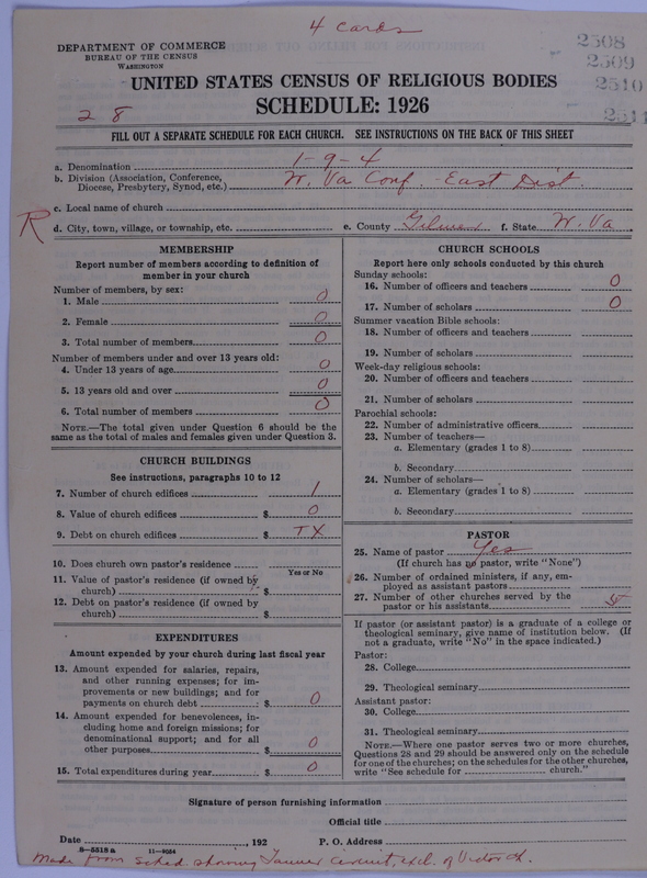 Scan of Church of the United Brethren in Christ: 2511