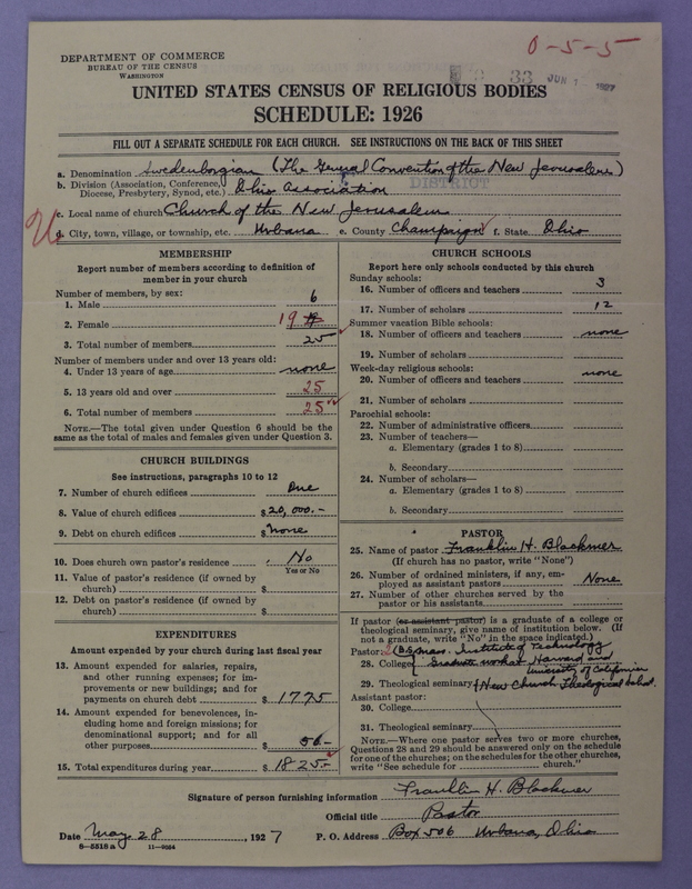 Scan of General Convention of the New Jerusalem in the United States of America: 33