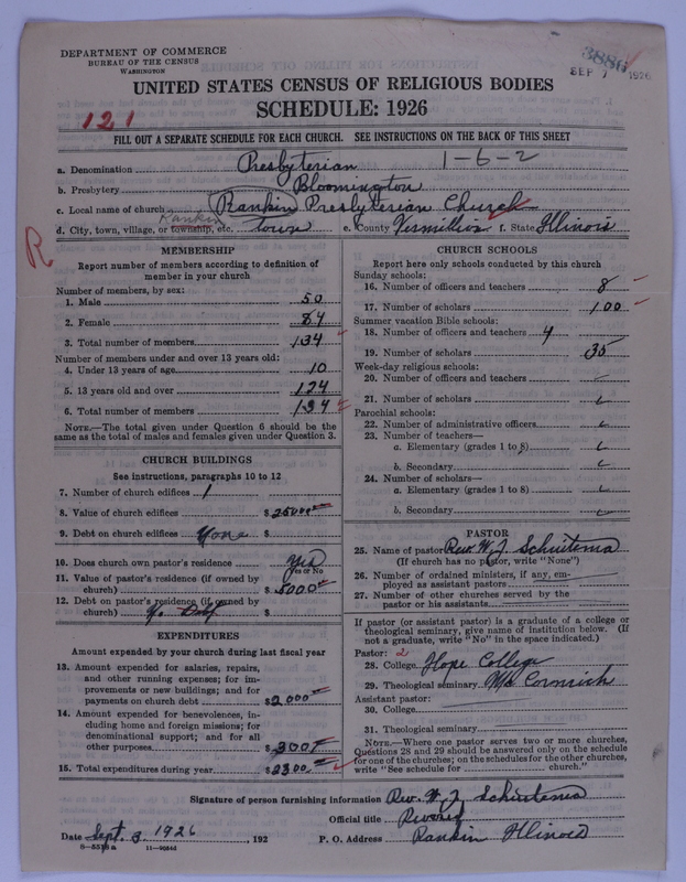 Scan of Presbyterian Church in the United States of America: 3886