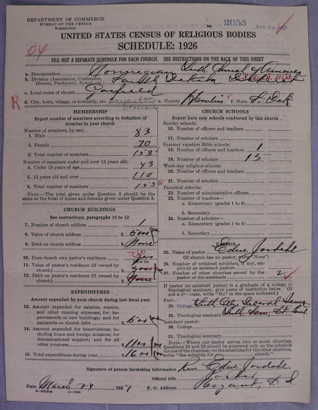 Scan of Norwegian Lutheran Church of America: 2055