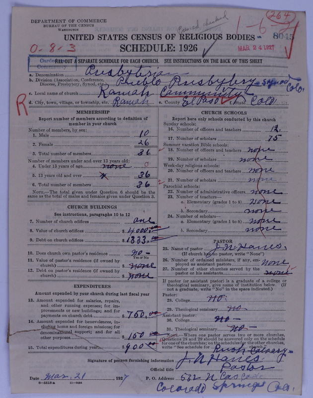 Scan of Presbyterian Church in the United States of America: 8045