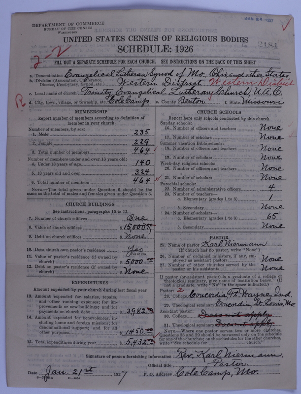 Scan of Evangelical Lutheran Synodical Conference of America: Evangelical Lutheran Synod of Missouri, Ohio, and Other States: 2184