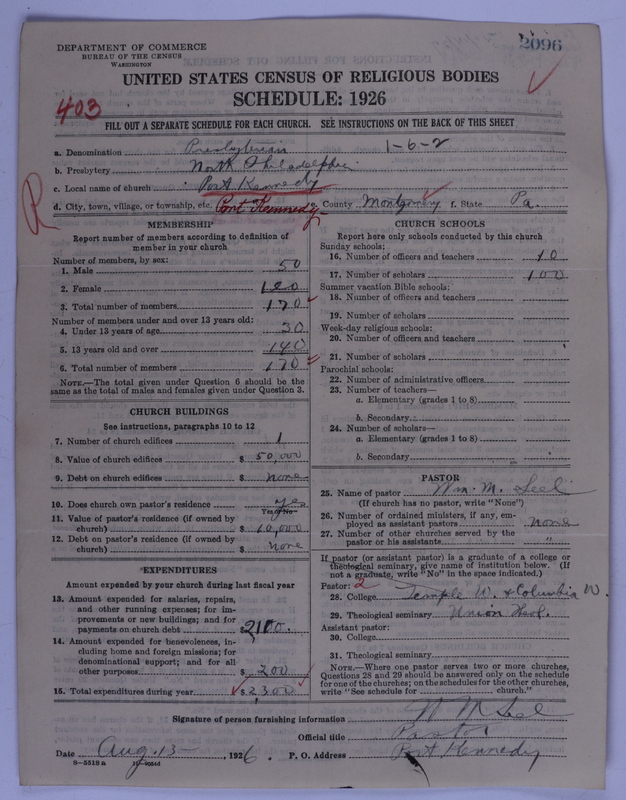 Scan of Presbyterian Church in the United States of America: 2096