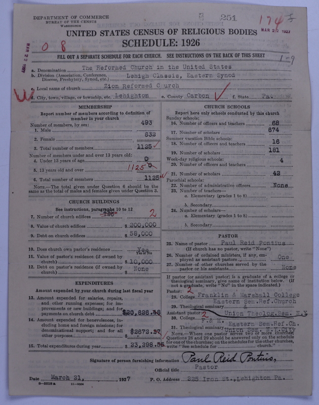 Scan of Reformed Church in the United States: 251