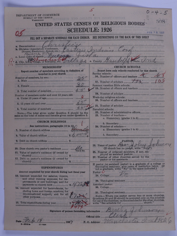 Scan of Christian Church (General Convention of the Christian Church): 508