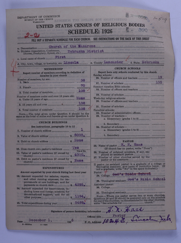 Scan of Church of the Nazarene: 590