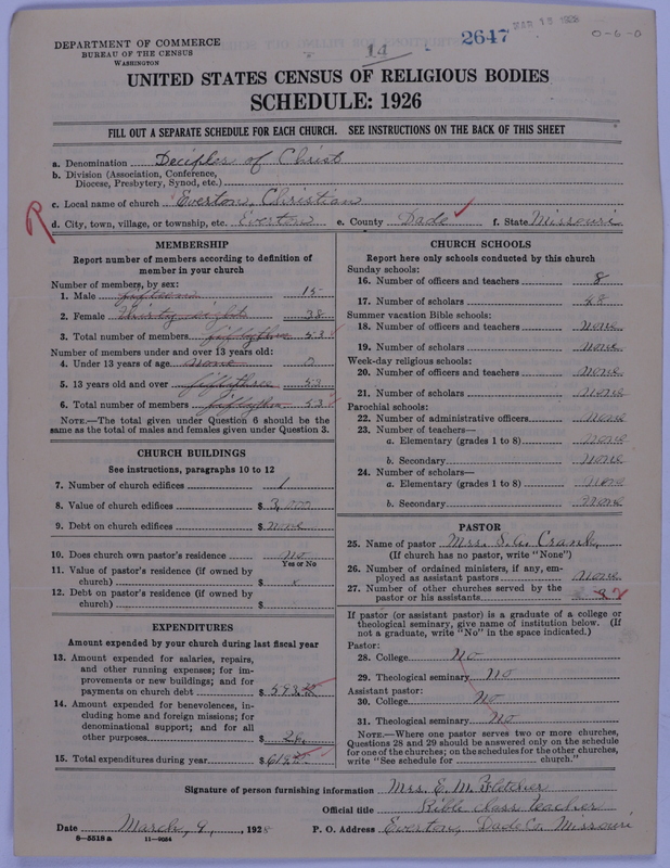 Scan of Disciples of Christ: 2647