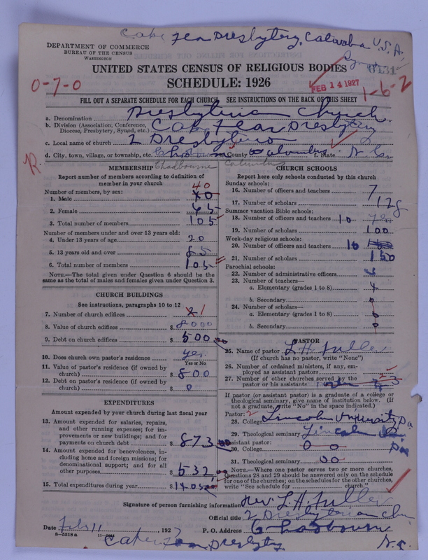 Scan of Presbyterian Church in the United States of America: 6431