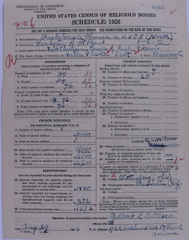 Scan of Presbyterian Church in the United States of America: 4642