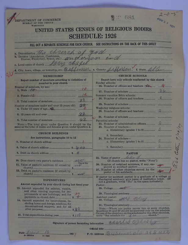 Scan of Church of God (Headquarters, Anderson, Ind.): 681