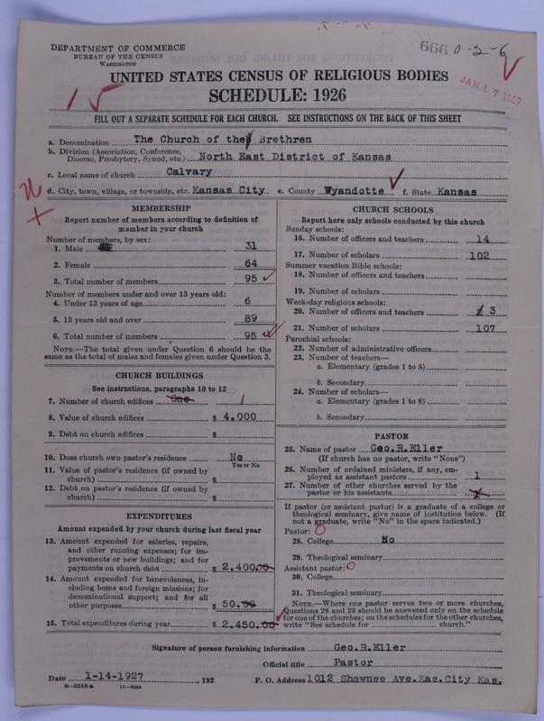 Scan of Church of the Brethren (Conservative Dunkers): 666