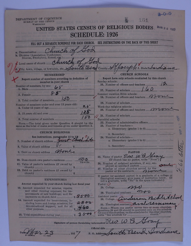 Scan of Church of God (Headquarters, Anderson, Ind.): 161