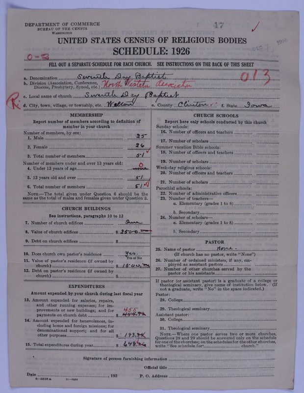 Scan of Seventh Day Baptists: 47