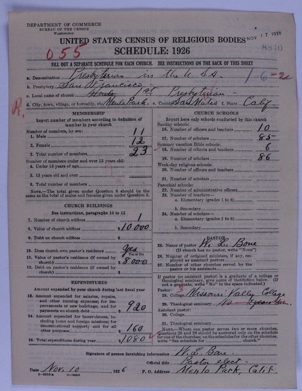 Scan of Presbyterian Church in the United States of America: 8840