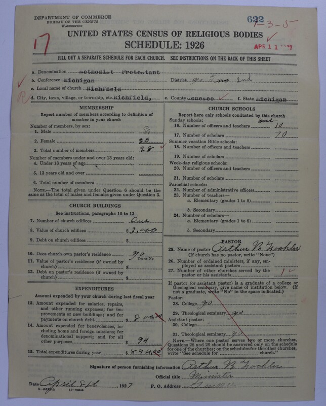 Scan of Methodist Protestant Church: 622