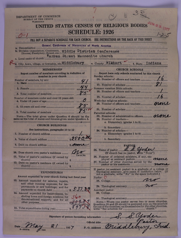 Scan of General Conference of the Mennonite Church of North America: 35