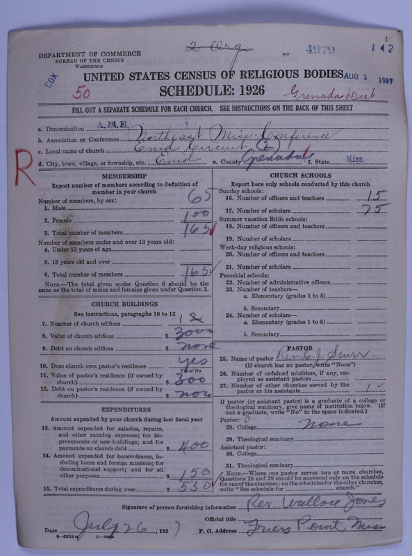 Scan of African Methodist Episcopal Church: 4979