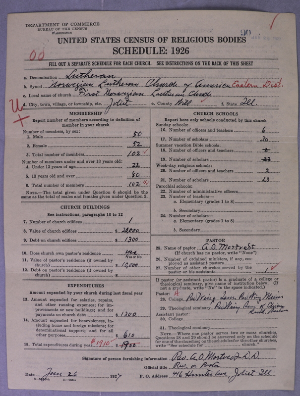 Scan of Norwegian Lutheran Church of America: 90