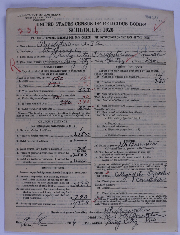 Scan of Presbyterian Church in the United States of America: 5139