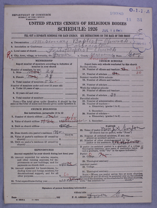 Scan of Negro Baptists: 10080
