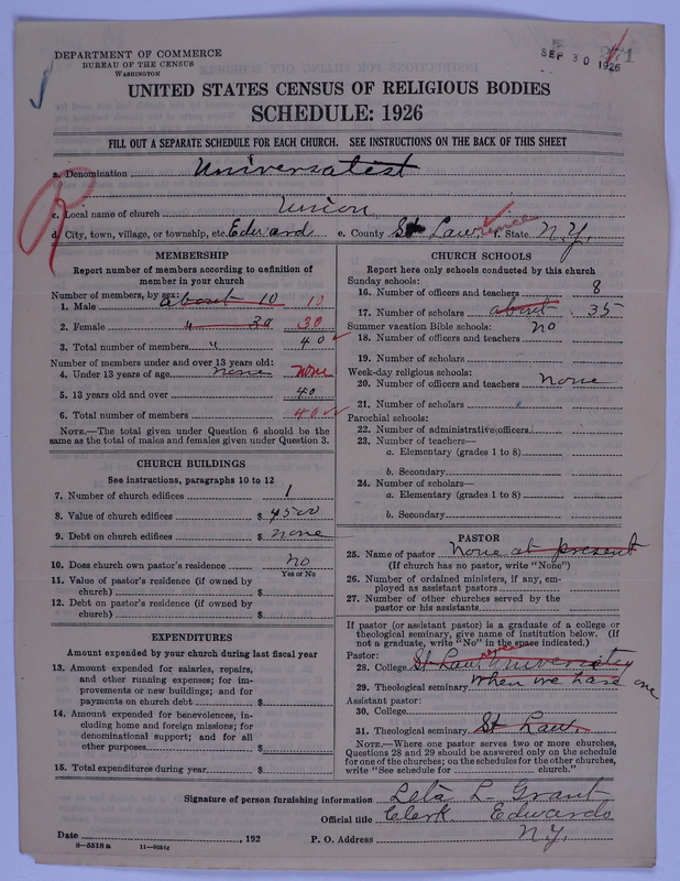 Scan of Universalist Church: 271