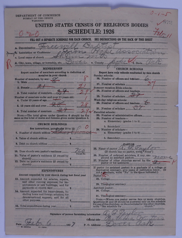 Scan of Free Will Baptists: 872