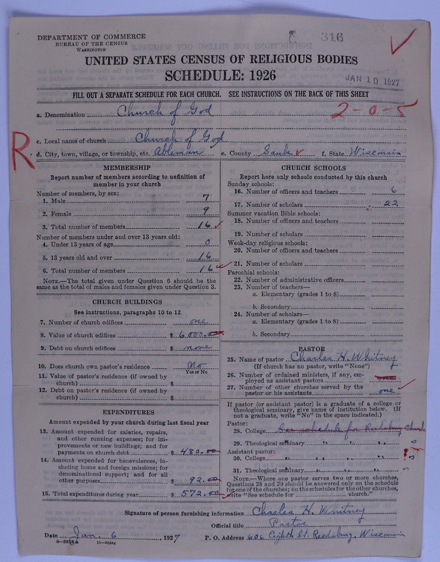Scan of Church of God (Headquarters, Anderson, Ind.): 316
