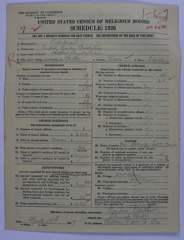 Scan of Presbyterian Church in the United States: 3199