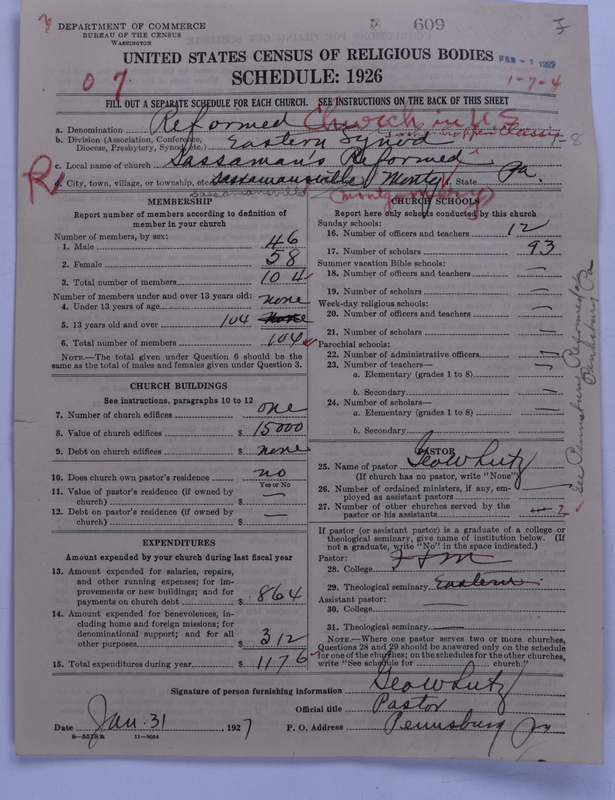 Scan of Reformed Church in the United States: 609